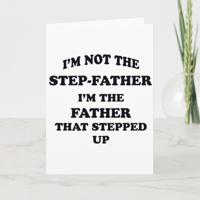 Step-Father Card (Front)
