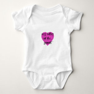 Step Father of the Groom Baby Bodysuit
