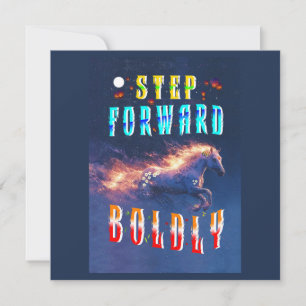 Step Forward Boldly Card