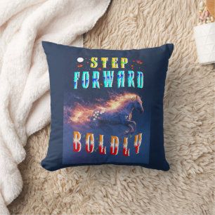 Step Forward Boldly Cushion