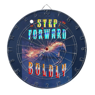 Step Forward Boldly Dartboard