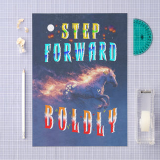 Step Forward Boldly Tissue Paper