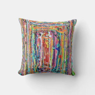 Step Inside 16 x 16 Outdoor Throw Pillow