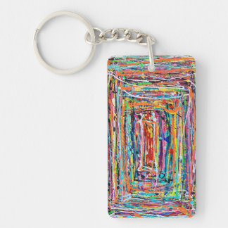 Step Inside Acrylic Keychain