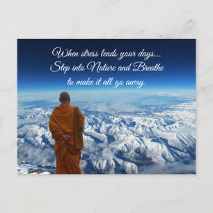 Step into nature postcard