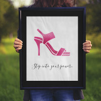 Step Into Power Inspirational Poster