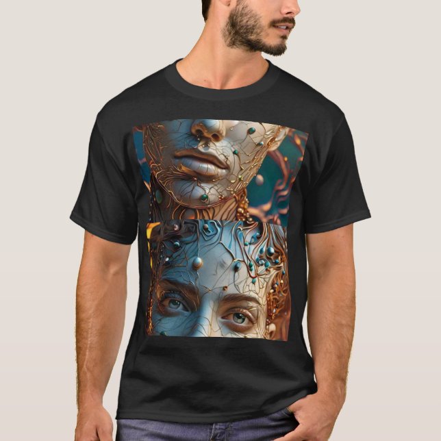 Step into the realm of art and innovation with our T-Shirt (Front)