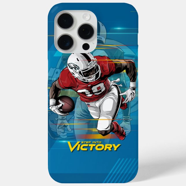 Step into Victory American Football |  Case-Mate iPhone Case (Back)