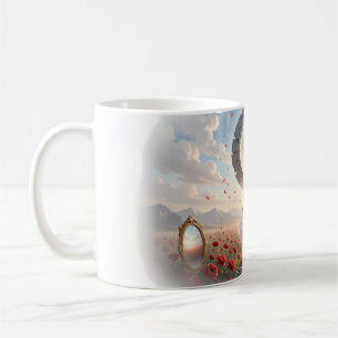 Step Into Wonder Through the Portal Poster Coffee Mug