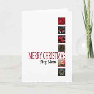 step mum    Merry Christmas card