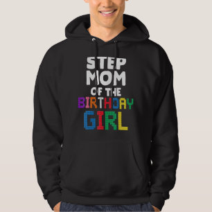 Step Mum of the Birthday Girl Master Builder Brick Hoodie