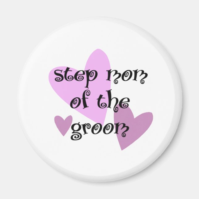 Step Mum of the Groom Magnet (Front)