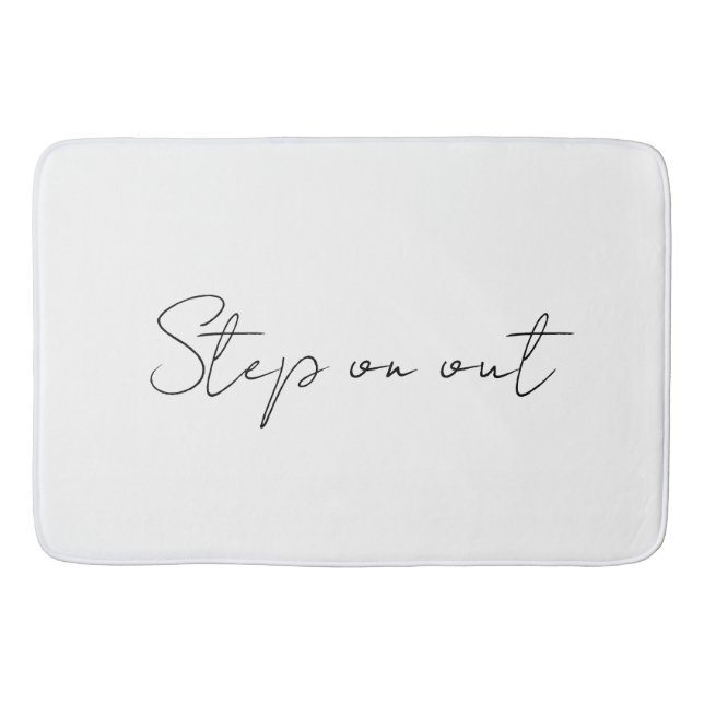 Step On Out Bath Mat (Front)