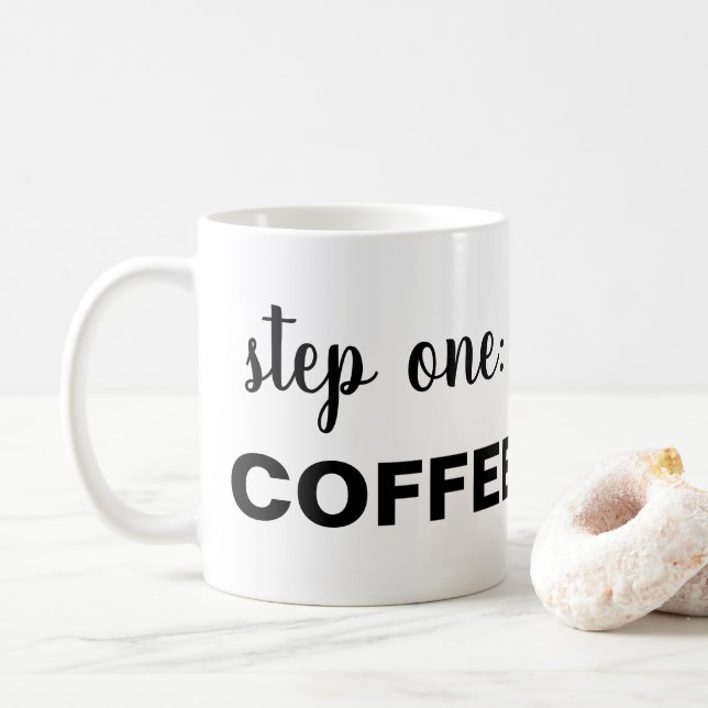 Step One COFFEE Mug (With Donut)