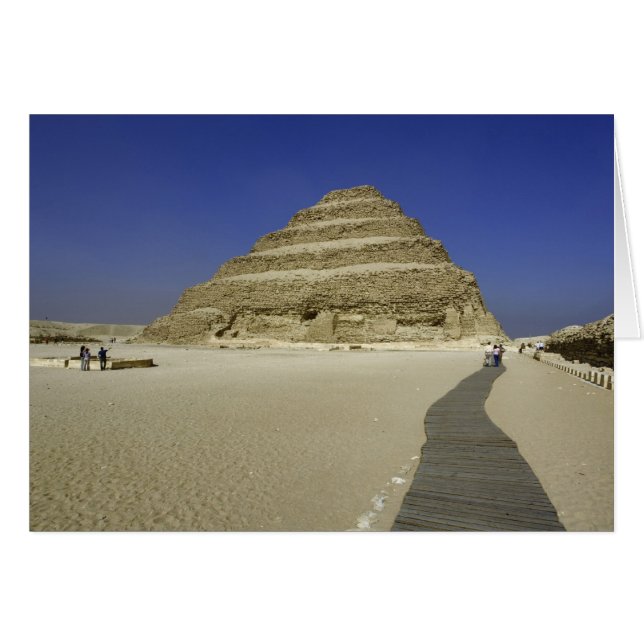 Step pyramid at Saqqara, one of the earliest (Front Horizontal)