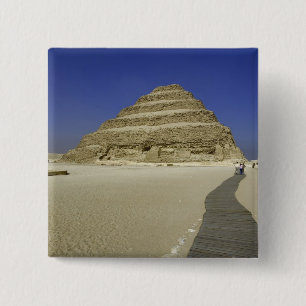 Step pyramid at Saqqara, one of the earliest 15 Cm Square Badge