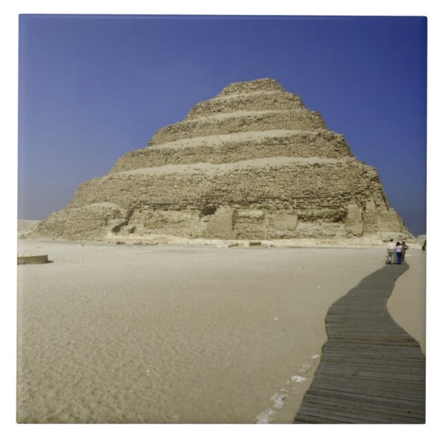 Step pyramid at Saqqara, one of the earliest Ceramic Tile (Front)