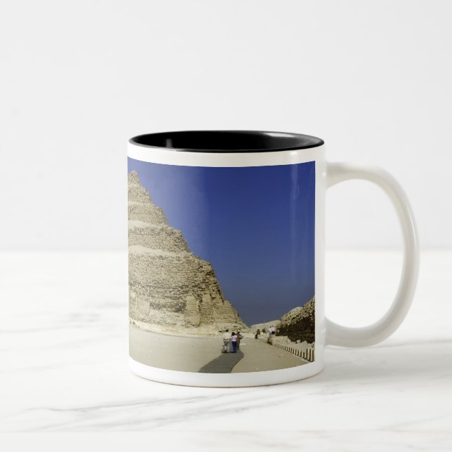 Step pyramid at Saqqara, one of the earliest Two-Tone Coffee Mug (Right)