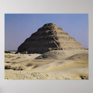 Step pyramid of King Djoser Old Kingdom Poster