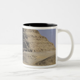 Step pyramid of King Djoser Old Kingdom Two-Tone Coffee Mug