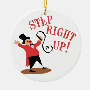 Step Ringmaster Ceramic Ornament