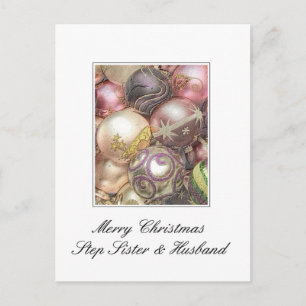 Step sister & Husband   Merry Christmas card