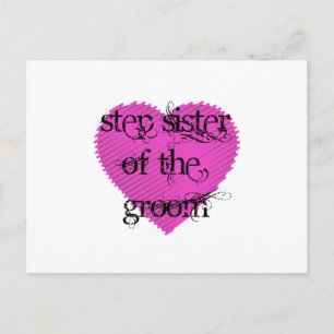 Step Sister of the Groom Postcard