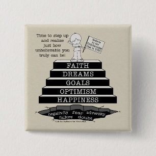 Step Up 15 Cm Square Badge