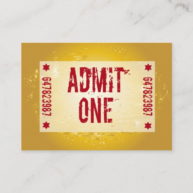 Step up to the bimah place card (Front)