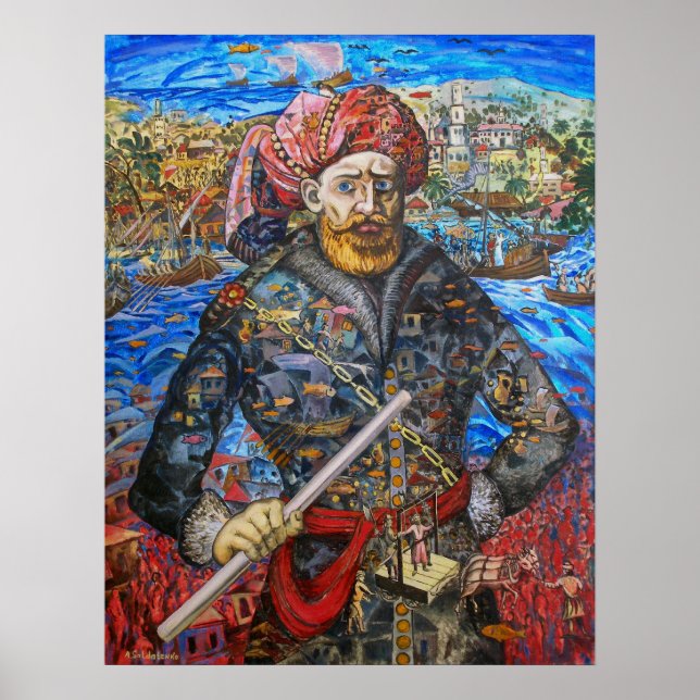 Stepan Razin Charming letters Original Poster (Front)