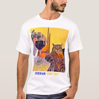 Stepan The Cat Art T-Shirt