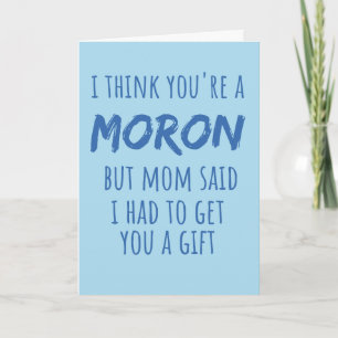 Stepbrother, Mum Said To Get You A Gift Holiday Card