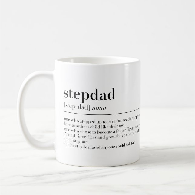 Stepdad Definition Mug Gift (Left)