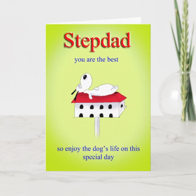 stepdad Father's day card (Front)