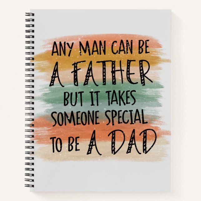Stepdad Father's Day Gift | Special Dad Notebook (Front)