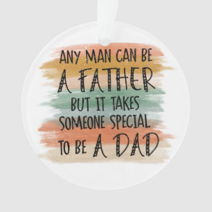 Stepdad Father's Day Gift Special Dad Ornament