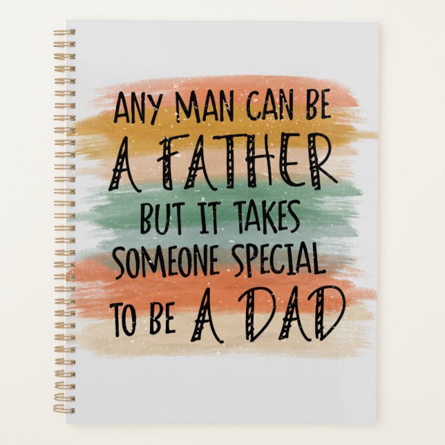 Stepdad Father's Day Gift | Special Dad Planner (Front)