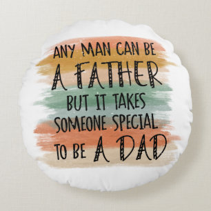 Stepdad Father's Day Gift Special Dad Round Cushion