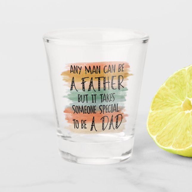 Stepdad Father's Day Gift | Special Dad Shot Glass (Front)