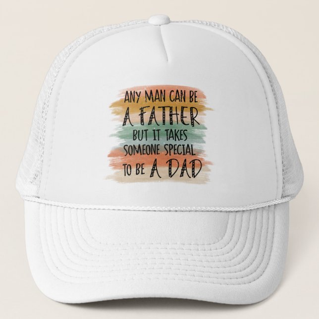 Stepdad Father's Day Gift | Special Dad Trucker Hat (Front)