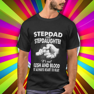 Stepdad Stepdaughter word art sentiment T-Shirt