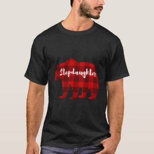 Stepdaughter Bear Clothing Women Girls Gift Family T-Shirt
