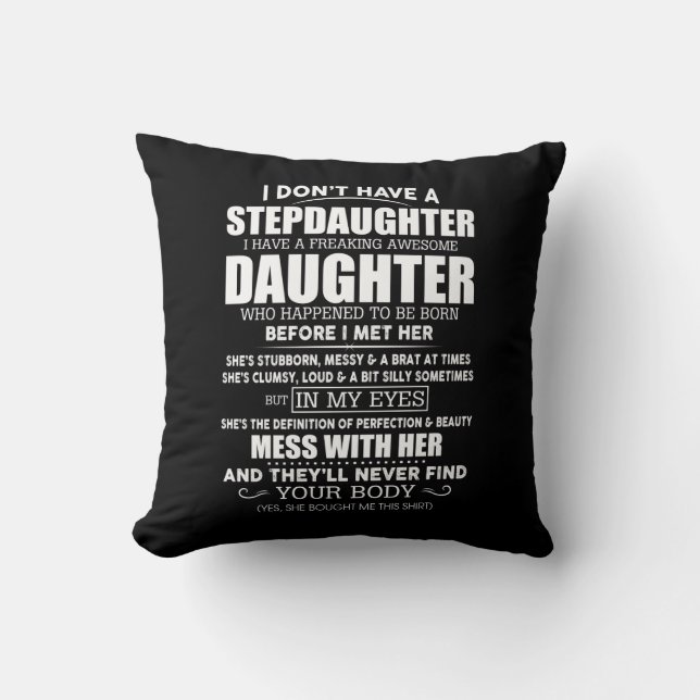 Stepdaughter Cushion (Front)