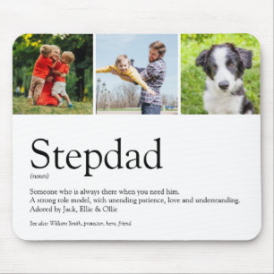 Stepfather Stepdad Definition 3 Photo Fun Modern Mouse Pad