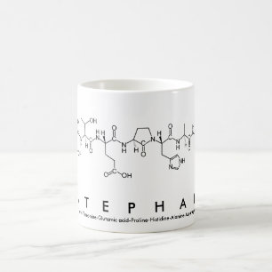 Stephan peptide name mug
