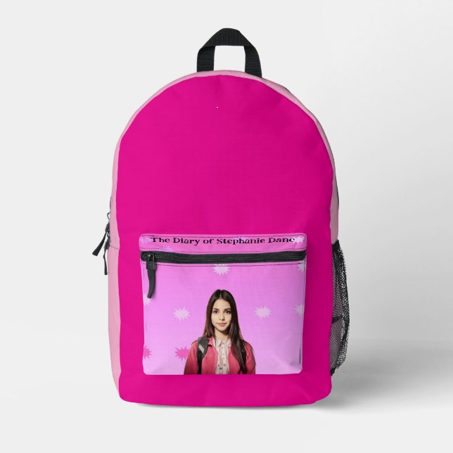 Stephanie Dane Printed Backpack (Front)