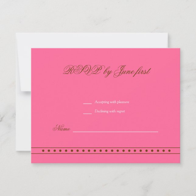 Stephanie Tess Bat Mitzvah Invitation RSVP (Front)