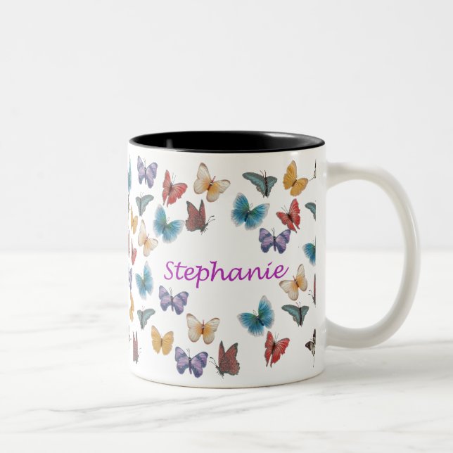 Stephanie Two-Tone Coffee Mug (Right)