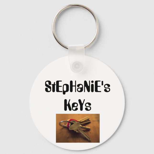 StEpHaNiE's KeYs Key Ring (Front)