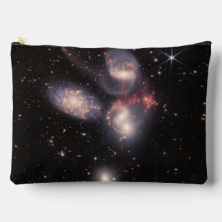 Stephan's Quintet 5 Galaxies Deep Field James Webb Accessory Pouch